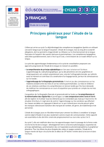 FRANÇAIS - Ministère de l`éducation nationale