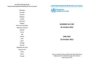 IARC DAY - 23 OCTOBER 2012