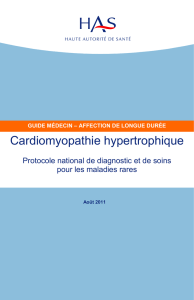 ALD n°5 - PNDS sur Cardiomyopathie - Cardiogen