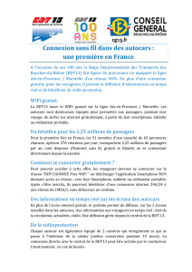Connexion sans fil dans des autocars : une première en France