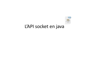 L`API socket en java LAPI socket en java