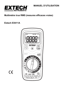 (mesures efficaces vraies) Extech EX411A