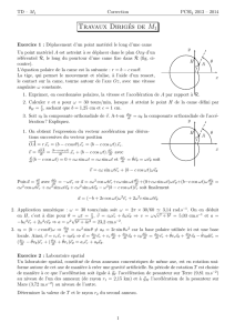 Travaux Dirigés de M1