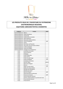 Téléchargez l`inventaire des produits de la Région Nouvelle