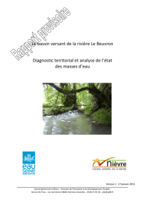 Le bassin versant de la rivière Le Beuvron Diagnostic territorial et