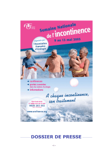 dossier de presse