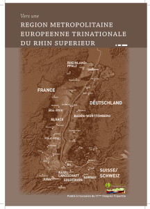region metropolitaine europeenne trinationale du rhin superieur