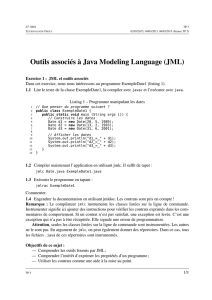 Outils associés à Java Modeling Language (JML)