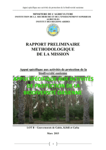 Rapport Methodologique GDEO 04 Mars 2015