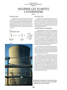 Chapitre 76 – L`hydrogène – Partie 1