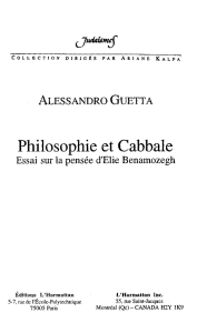Philosophie et Cabbale