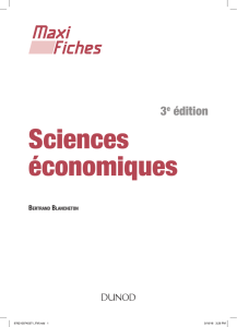 Sciences économiques