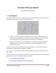 LTspice simulation de circuits 1re partie