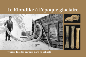 Le Klondike à l`époque glaciaire - Department of Tourism and Culture