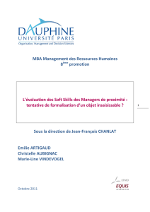 MBA Management des Ressources Humaines 8 promotion L