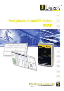Analyseurs de qualité réseau MAP