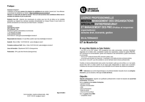 Plaquette LP Entrepreneuriat format WORD - IUT de Moselle-Est