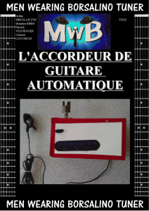 l`accordeur de guitare automatique