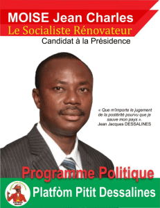 Programme Politique