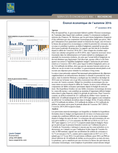 Énoncé économique de l`automne 2016