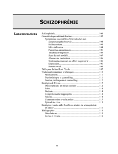 schizophrénie