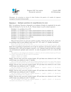 Examen AAC 1ère session Documents autorisés