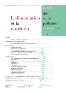 L`alimentation et la nutrition
