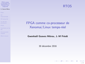 FPGA comme co-processeur de Xenomai/Linux - J.-M Friedt