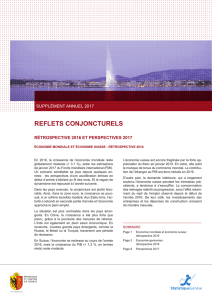 Reflets conjoncturels, rétrospective 2016 et