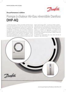 Pompe à chaleur Air-Eau réversible Danfoss DHP-AQ