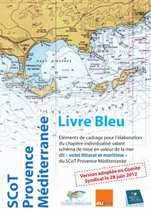 Livre Bleu SCoT Provence Méditerranée