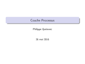 Processus - Philippe Queinnec