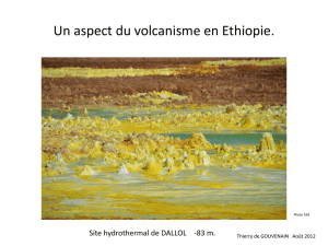 volcanisme en Ethiopie