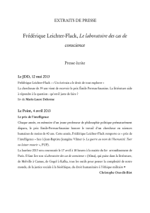 Frédérique Leichter-Flack, Le laboratoire des cas de
