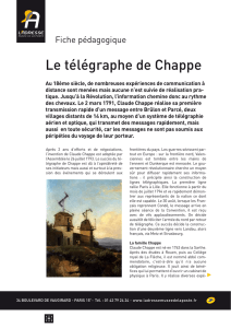 Le télégraphe de Chappe