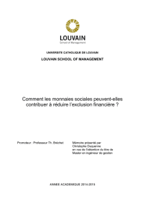 Comment les monnaies sociales peuvent