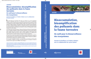 Bioaccumulation, bioamplification des polluants