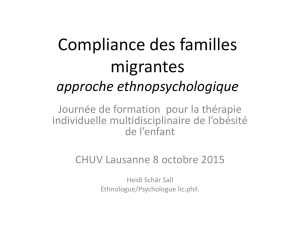 Compliance des familles migrantes