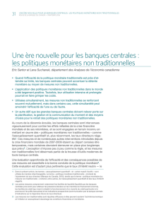 Une ère nouvelle pour les banques centrales