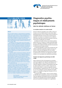 Diagnostics psychia triques et médicaments psychotropes
