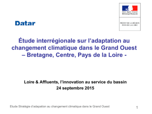 Etude interrégionale sur l`adaptation au changement climatique