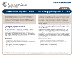 The Emotional Impact of Cancer