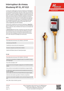 DF100226 NT-EL, NT-ELD - Bühler Technologies GmbH