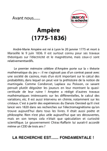Ampère (1775-1836) - Sauvons la recherche