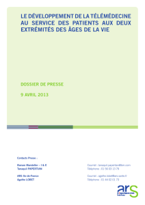 LE DÉVELOPPEMENT DE LA TÉLÉMÉDECINE AU SERVICE DES