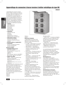 a. Appareillage de connexion a basse tension a