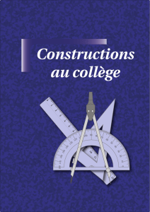 Méthodes de construction au collège