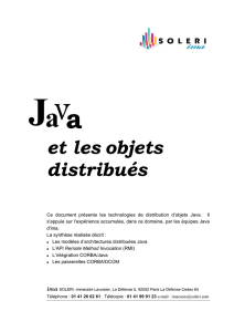 Java Objets distribués