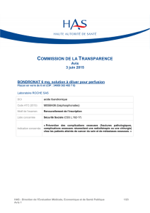 Avis de la Commission de la Transparence du 03-06-2015