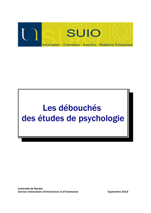 5. La psychologie du travail et de l`entreprise